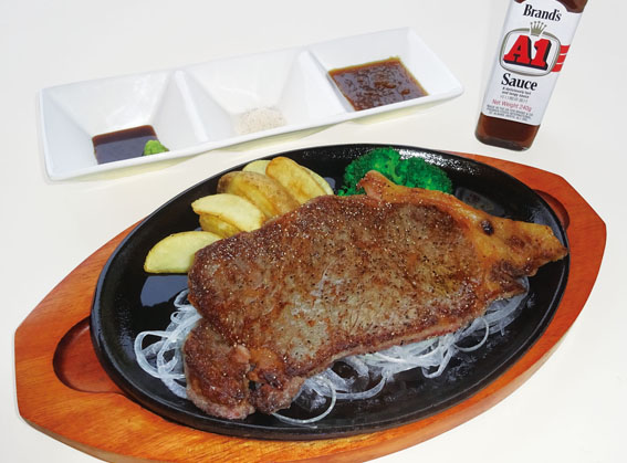 ※土・日限定メニュー(1日10食) 常陸牛のサーロインステーキ(単品)
