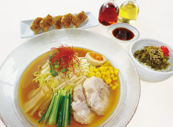季節限定 冷やし味噌ラーメンセット