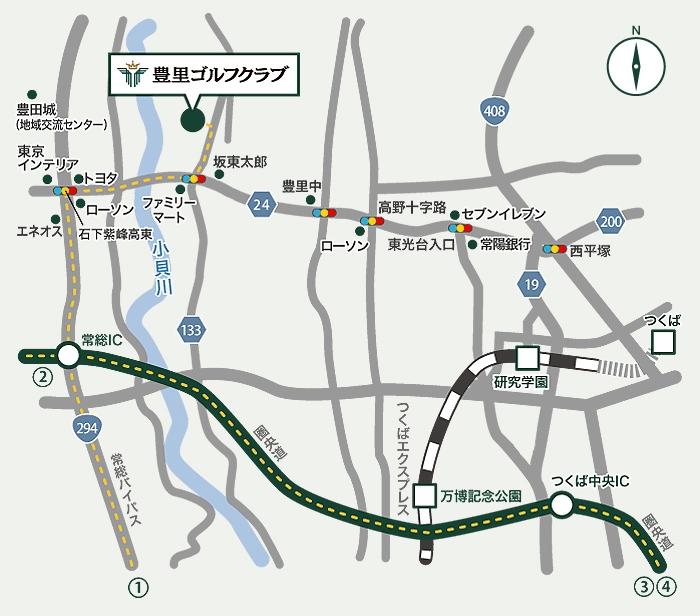 ゴルフコース地図セット ゴルフコース地図セット