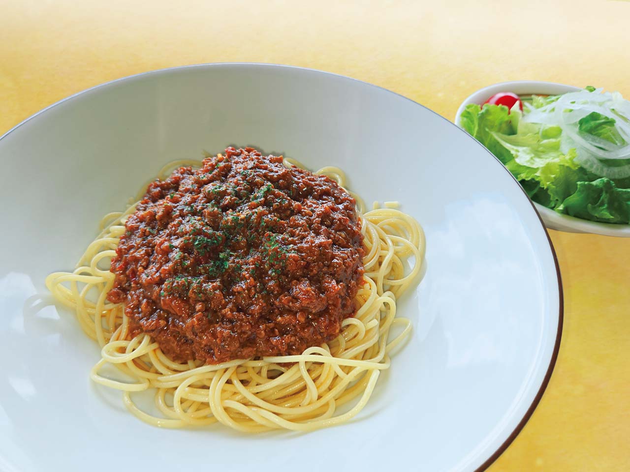 国産牛ミートソースパスタ