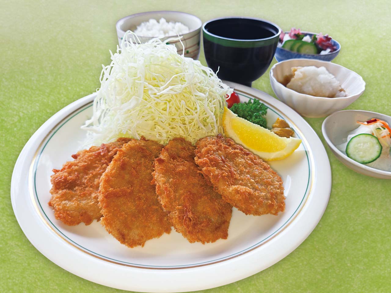 三元豚ヒレカツ定食