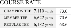 COURSE RATE